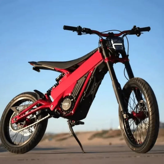 Red Edition 2025 Talaria XXX Electric Dirt Bike 6500W 40AH High Power Mountain E-Bike 60V