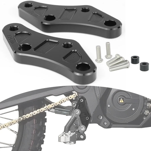 Fit For Talaria Sting MX3 Sting R MX4 Rider Foot Peg Extension Bracket Kits CNC Aluminum Footpeg Extenders Lowering Mounts
